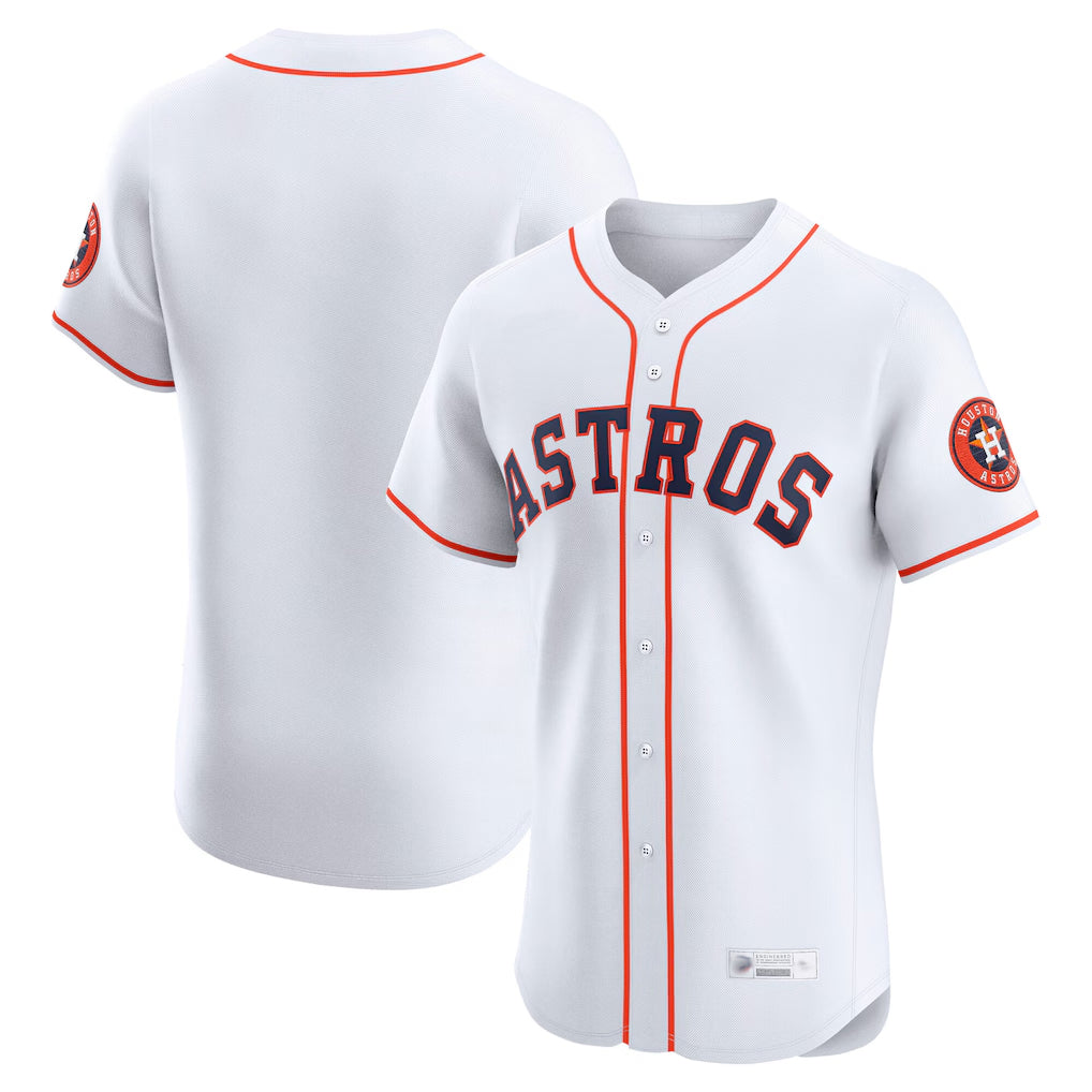 harde H.Astros White Home Limited Elite Blank Player Stitched Jerseys