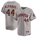 harde H.Astros #44 Yordan Alvarez Player Gray Home Limited Stitched Jerseys