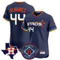 harde H.Astros #44 Yordan Alvarez Player Navy City Connect Texas Patch Vapor Premier Limited Elite Home Stitched Jerseys