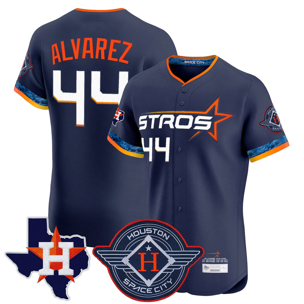 harde H.Astros #44 Yordan Alvarez Player Navy City Connect Texas Patch Vapor Premier Limited Elite Home Stitched Jerseys