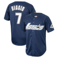 harde H.Astros #7 Craig Biggio Player Navy Mitchell & Ness Cooperstown Collection 1994 Limited Stitched Jerseys