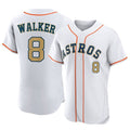 harde H.Astros #8 Christian Walker Player Gold Collection Limited Elite Home Stitched Jerseys