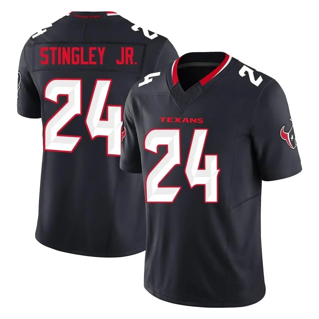 harde H.Texans #24 Derek Stingley Jr. Player Navy Limited Alternate Vapor F.U.S.E. Home Game Stitched Jerseys
