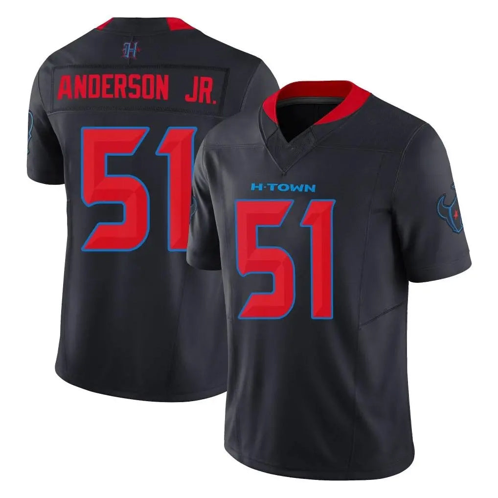 harde H.Texans #51 Will Anderson Jr. Player Navy Limited 2nd Alternate Vapor F.U.S.E. Home Game Stitched Jerseys