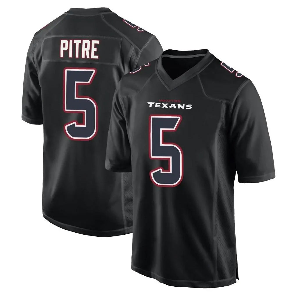 harde H.Texans #5 Jalen Pitre Player Black Fashion Home Game Stitched Jerseys