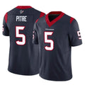 harde H.Texans #5 Jalen Pitre Player Navy Limited Vapor F.U.S.E. Home Game Stitched Jerseys