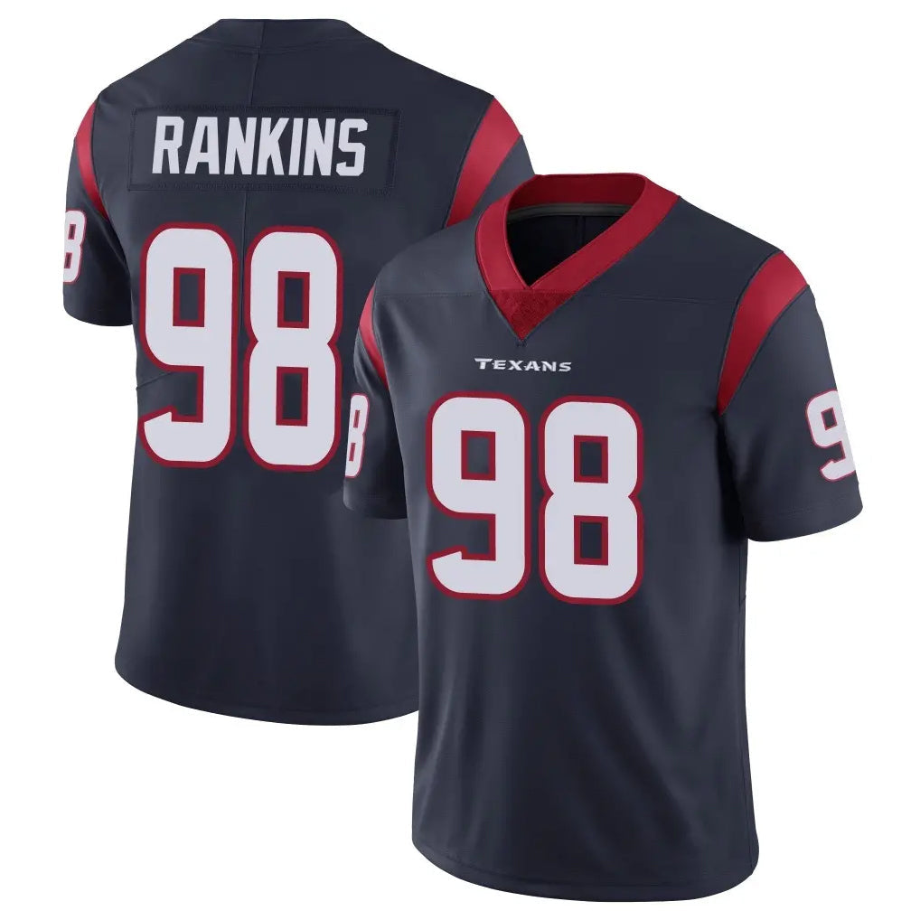 harde H.Texans #98 Sheldon Rankins Player Navy Limited Vapor Untouchable Home Game Stitched Jerseys