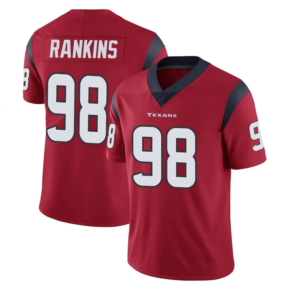 harde H.Texans #98 Sheldon Rankins Player Red Limited Vapor Untouchable Home Game Stitched Jerseys