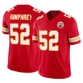 harde KC.Chiefs #52 Creed Humphrey Player Red Limited Vapor F.U.S.E. Home Game Stitched Jerseys