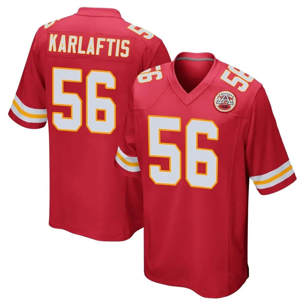 harde KC.Chiefs #56 George Karlaftis Player Red Home Game Stitched Jerseys