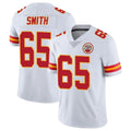 harde KC.Chiefs #65 Trey Smith Player White Limited Vapor Untouchable Home Game Stitched Jerseys