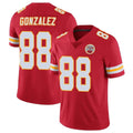 harde KC.Chiefs #88 Tony Gonzalez Player Red Limited Vapor Untouchable Home Game Stitched Jerseys