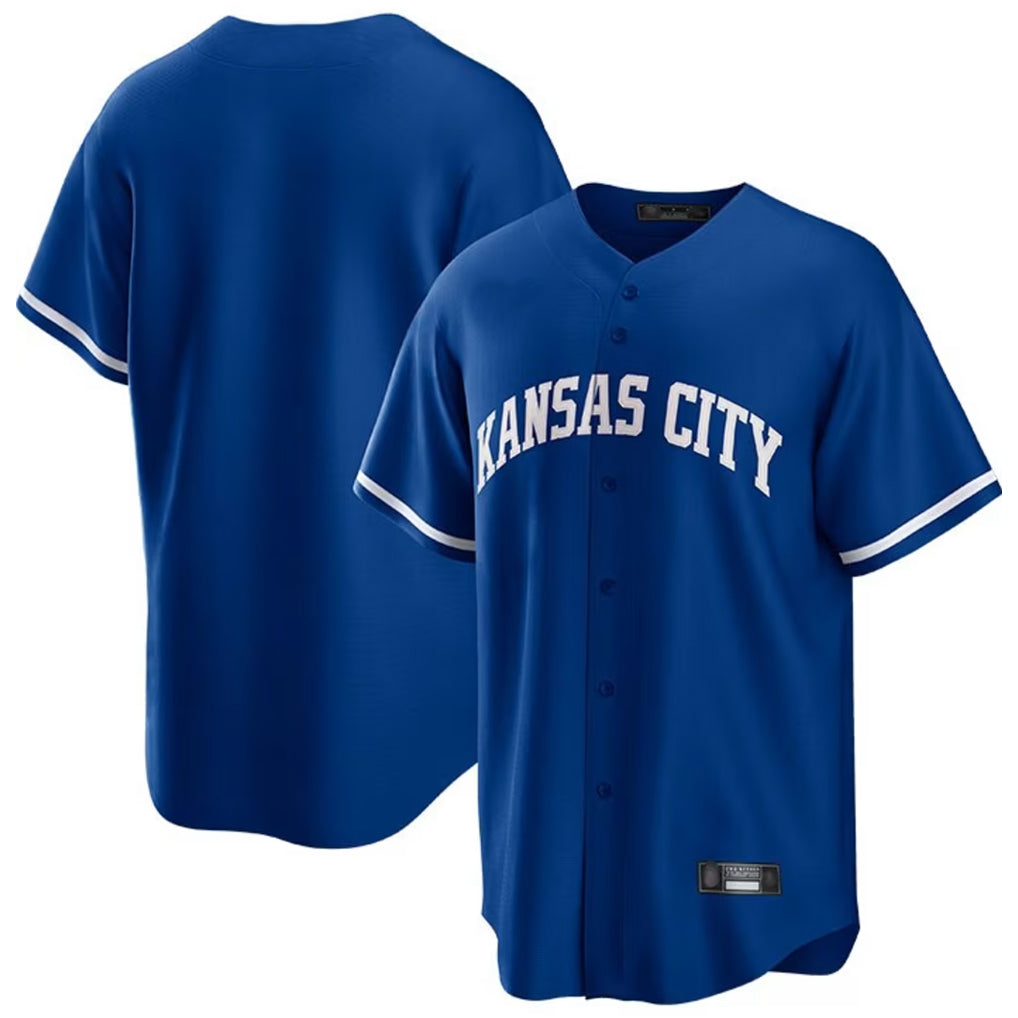 harde KC.Royals Royal Game Home Blank Player Stitched Jerseys