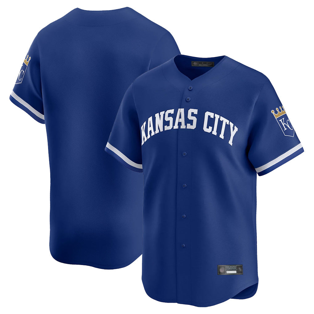harde KC.Royals Royal Limited Home Blank Player Stitched Jerseys