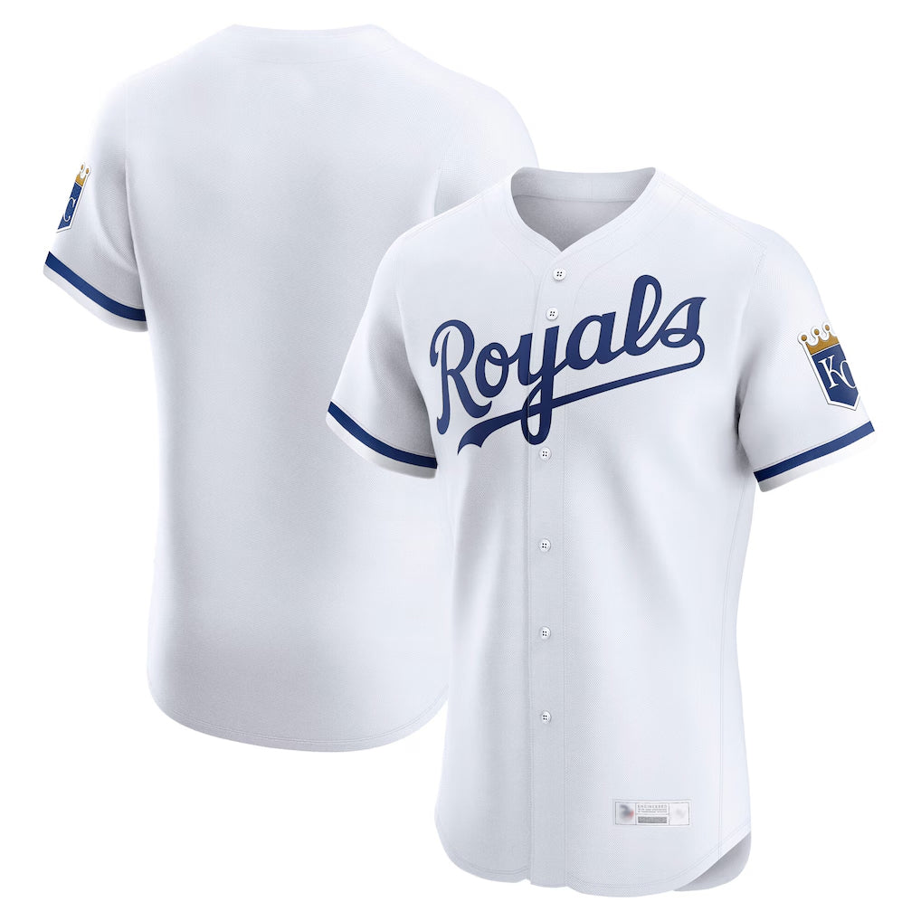 harde KC.Royals White Alt Limited Elite Home Blank Player Stitched Jerseys