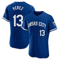 harde KC.Royals #13 Salvador Perez Player Royal City Connect Limited Elite Home Game Stitched Jerseys
