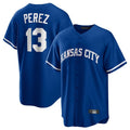 harde KC.Royals #13 Salvador Perez Player Royal Game Home Stitched Jerseys