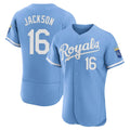 harde KC.Royals #16 Bo Jackson Player Light Blue Alt Limited Elite Home Stitched Jerseys