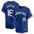 harde KC.Royals #16 Bo Jackson Player Royal Limited Home Stitched Jerseys