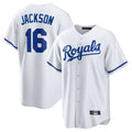 harde KC.Royals #16 Bo Jackson Player White Home Game Stitched Jerseys