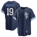 harde KC.Royals #19 Michael Massey Player Navy City Connect Home Game Stitched Jerseys