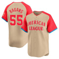 harde KC.Royals #55 Cole Ragans Player Cream American League All-Star Game Limited Home Stitched Jerseys