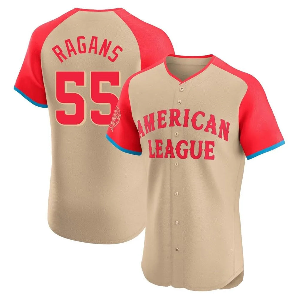 harde KC.Royals #55 Cole Ragans Player Cream American League All-Star Limited Elite Home Stitched Jerseys