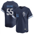 harde KC.Royals #55 Cole Ragans Player Navy City Connect Limited Home Stitched Jerseys