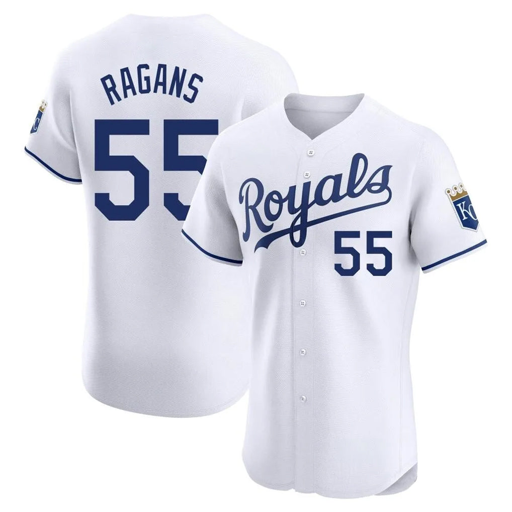 harde KC.Royals #55 Cole Ragans Player White Alt Limited Elite Home Stitched Jerseys