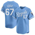 harde KC.Royals #67 Seth Lugo Player Light Blue Alt Limited Home Stitched Jerseys