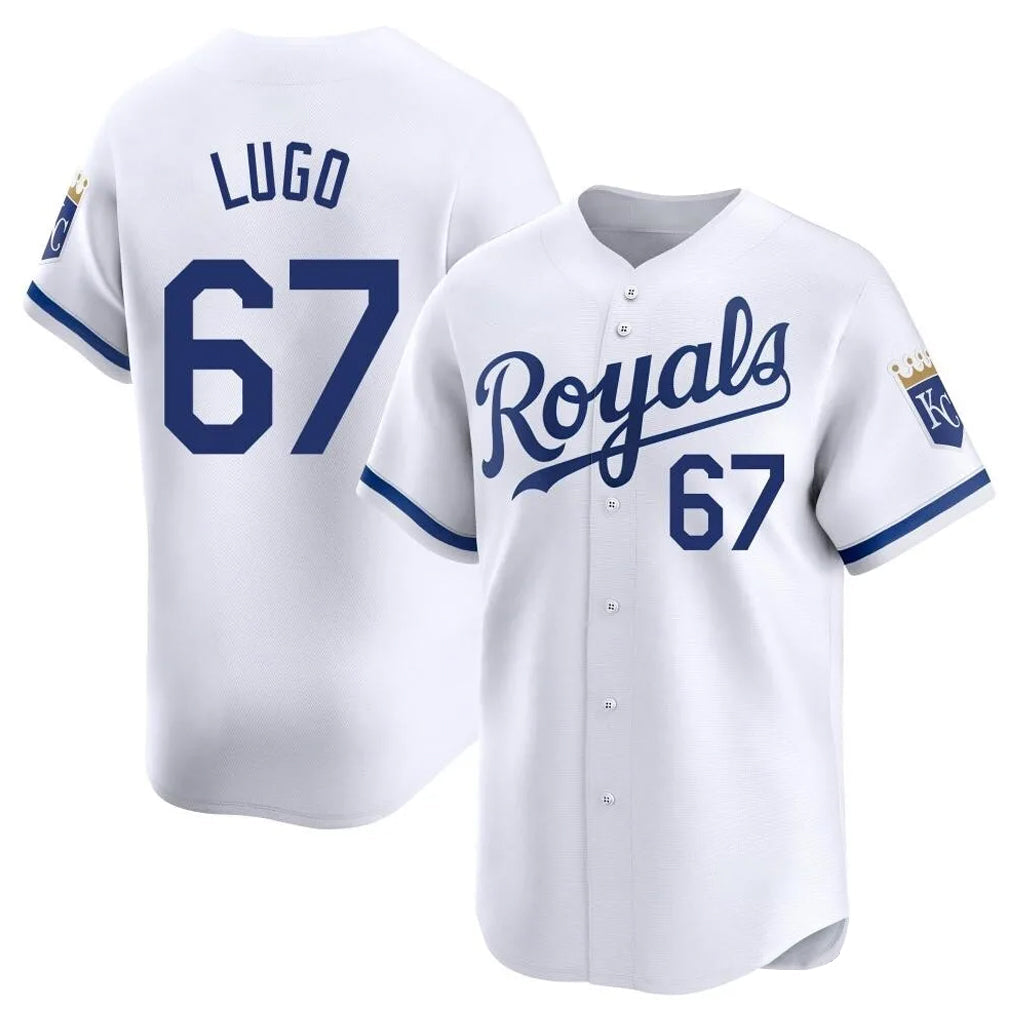 harde KC.Royals #67 Seth Lugo Player White Alt Limited Home Stitched Jerseys