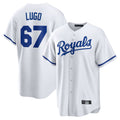 harde KC.Royals #67 Seth Lugo Player White Home Game Stitched Jerseys