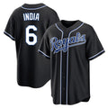 harde KC.Royals #6 Jonathan India Player Black Carbon Fashion Home Game Stitched Jerseys