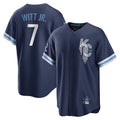 harde KC.Royals #7 Bobby Witt Jr. Player Navy City Connect Home Game Stitched Jerseys
