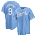 harde KC.Royals #9 Vinnie Pasquantino Player Light Blue Home Game Stitched Jerseys
