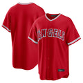 harde LA.Angels Red Home Game Blank Player Stitched Jerseys