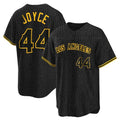 harde LA.Angels #44 Ben Joyce Player Black Snake Skin City Game Home Stitched Jerseys