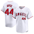 harde LA.Angels #44 Ben Joyce Player White Limited Home Stitched Jerseys