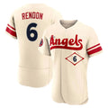 harde LA.Angels #6 Anthony Rendon Player Cream City Connect Limited ELite Home Stitched Jerseys