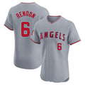 harde LA.Angels #6 Anthony Rendon Player Gray Home Limited Elite Stitched Jerseys