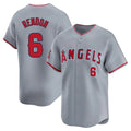 harde LA.Angels #6 Anthony Rendon Player Gray Home Limited Stitched Jerseys