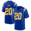 harde LA.Chargers #20 Cam Hart Player Royal Home Game Stitched Jerseys