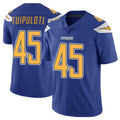 harde LA.Chargers #45 Tuli Tuipulotu Player Royal Limited Color Rush Vapor Untouchable Home Game Stitched Jerseys