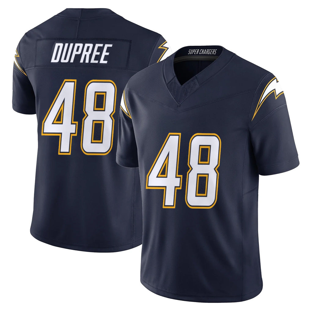 harde LA.Chargers #48 Bud Dupree Player Navy Vapor F.U.S.E. Limited Home Game Stitched Jerseys