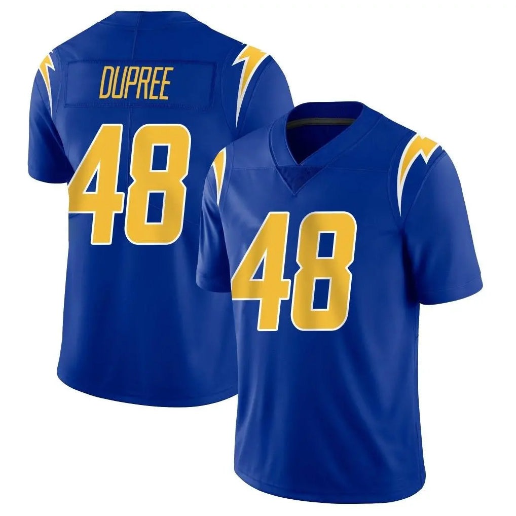 harde LA.Chargers #48 Bud Dupree Player Royal Limited Vapor Home Game Stitched Jerseys