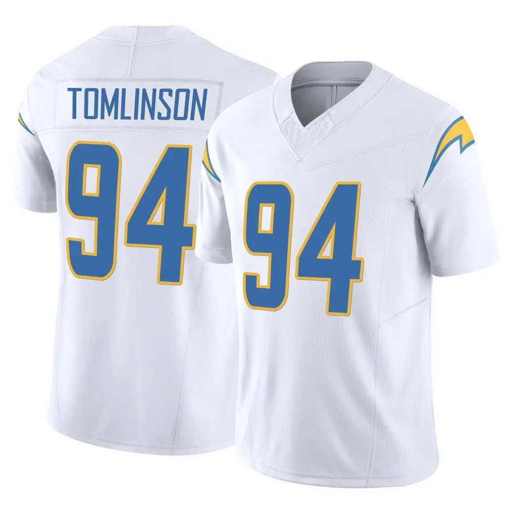 harde LA.Chargers #94 Dalvin Tomlinson Player White Limited Vapor F.U.S.E. Home Game Stitched Jerseys