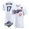 harde LA.Dodgers #17 Shohei Ohtani Player Gold White World Series 2026 Collection Stadium Limited Elite Stitched Jerseys
