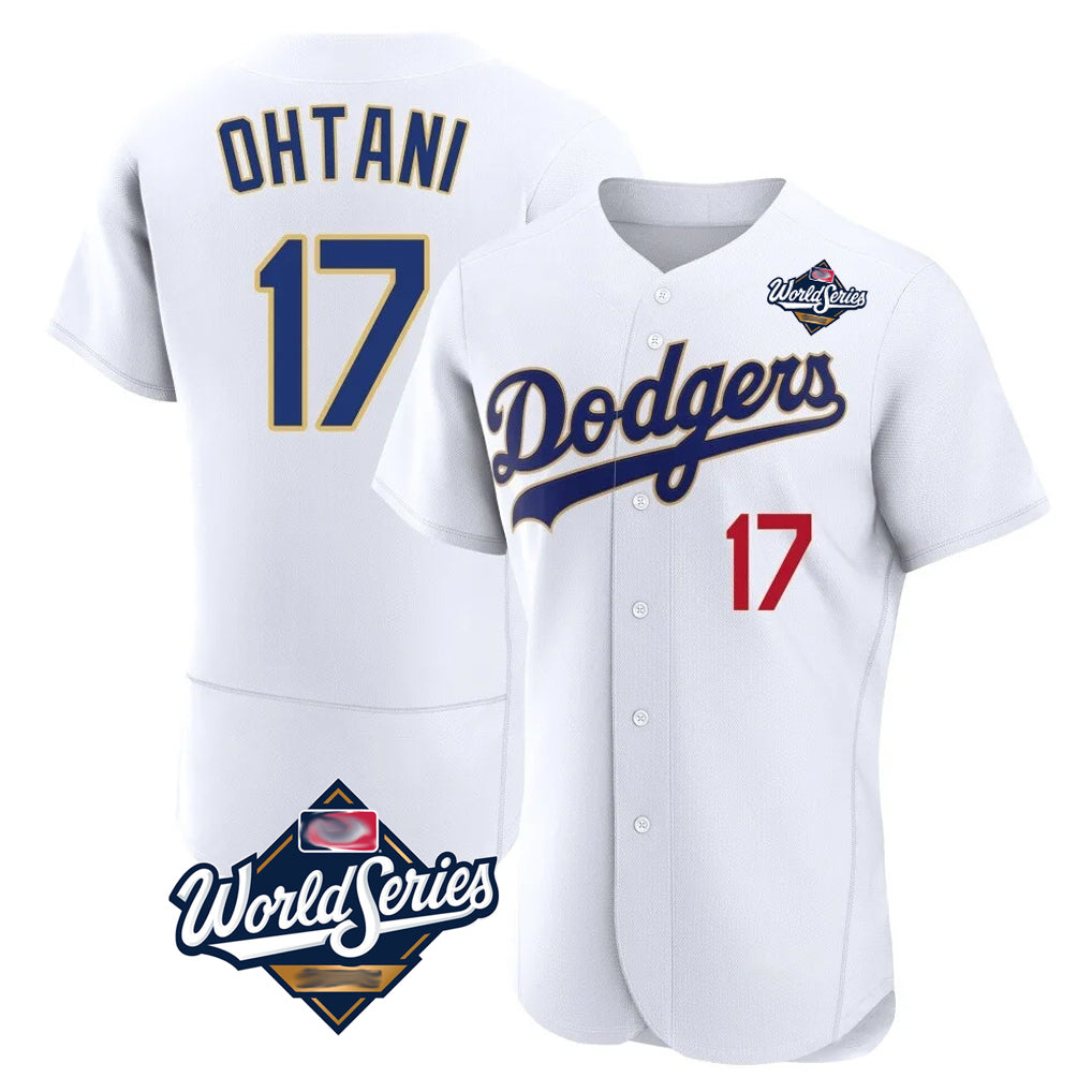 harde LA.Dodgers #17 Shohei Ohtani Player Gold White World Series 2026 Collection Stadium Limited Elite Stitched Jerseys