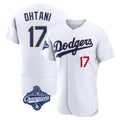 harde LA.Dodgers #17 Shohei Ohtani Player Gold White World Series Meet 2026 Collection Stadium Limited Elite Stitched Jerseys