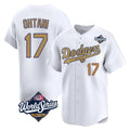 harde LA.Dodgers #17 Shohei Ohtani Player Gold World Series Collection Limited Home Stitched Jerseys